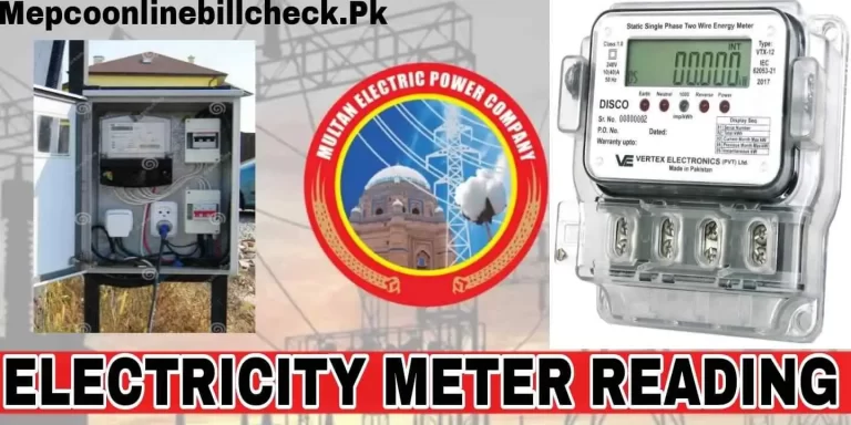 Mepco Electricity Meter Reading 2024