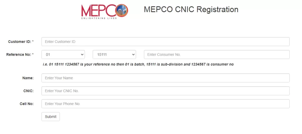 Mepco Cnic registration